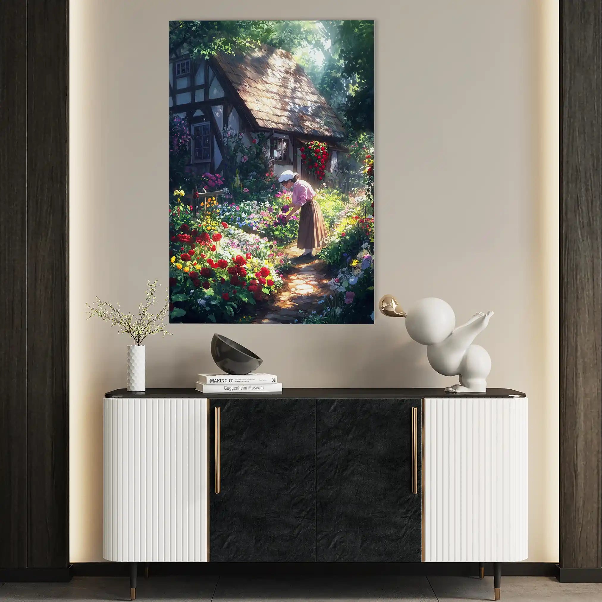 Landscape 419 Canvas Art 90 x 60 cm / Stretched on hidden frame