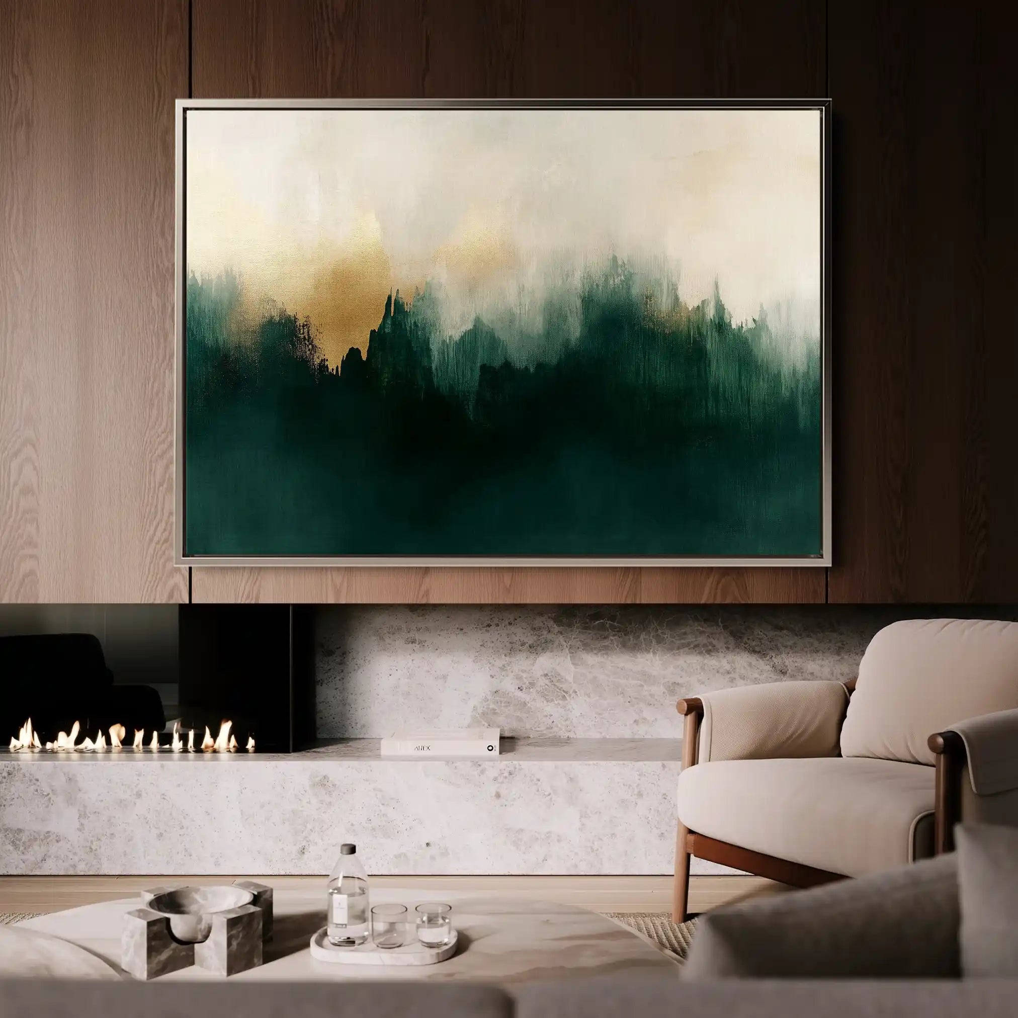 Abstract 420 Canvas Art 60 x 40 cm / Stretched on hidden frame