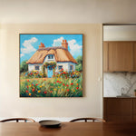 Landscape 420 Canvas Art 80 x 80 cm / Stretched on hidden frame