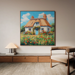 Landscape 420 Canvas Art 80 x 80 cm / Stretched on hidden frame