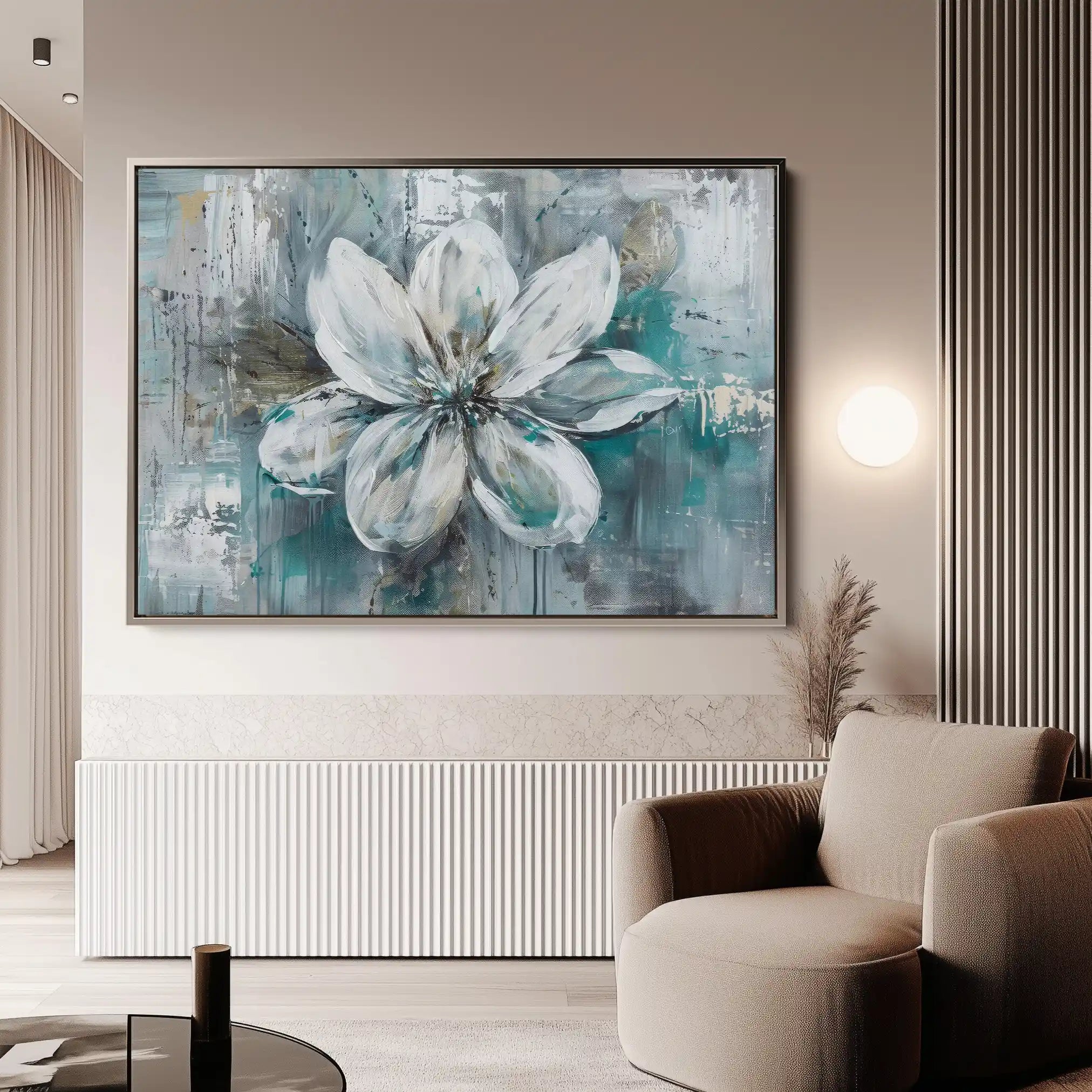 Floral Canvas Wall Art WAD422-F 90 x 60 cm / Stretched on hidden frame