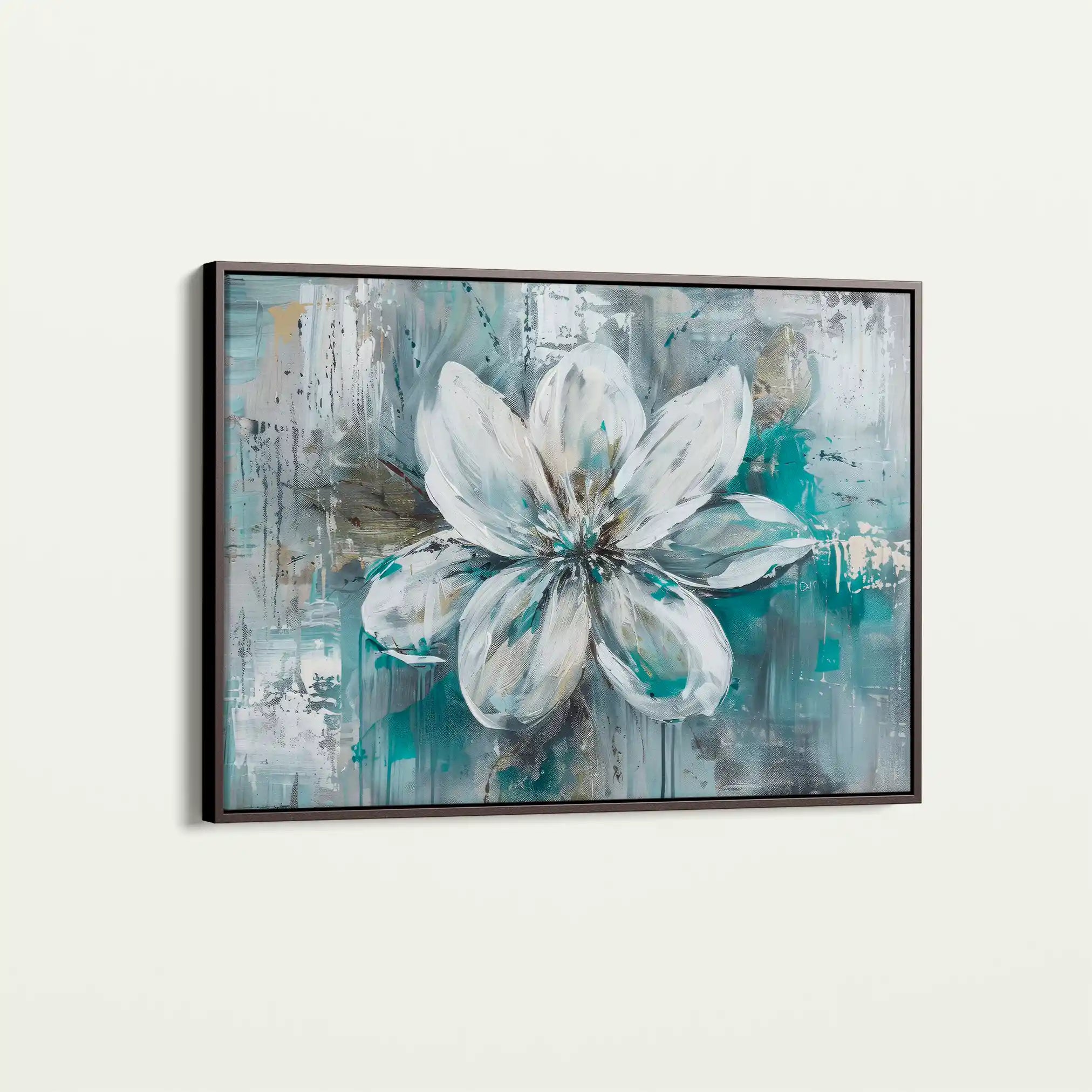 Floral Canvas Wall Art WAD422-F 90 x 60 cm / Stretched on hidden frame