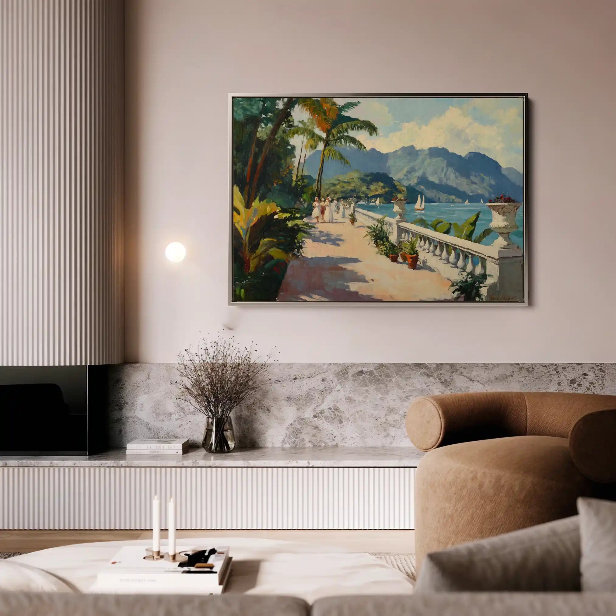 Landscape 422 Canvas Art 90 x 60 cm / Stretched on hidden frame