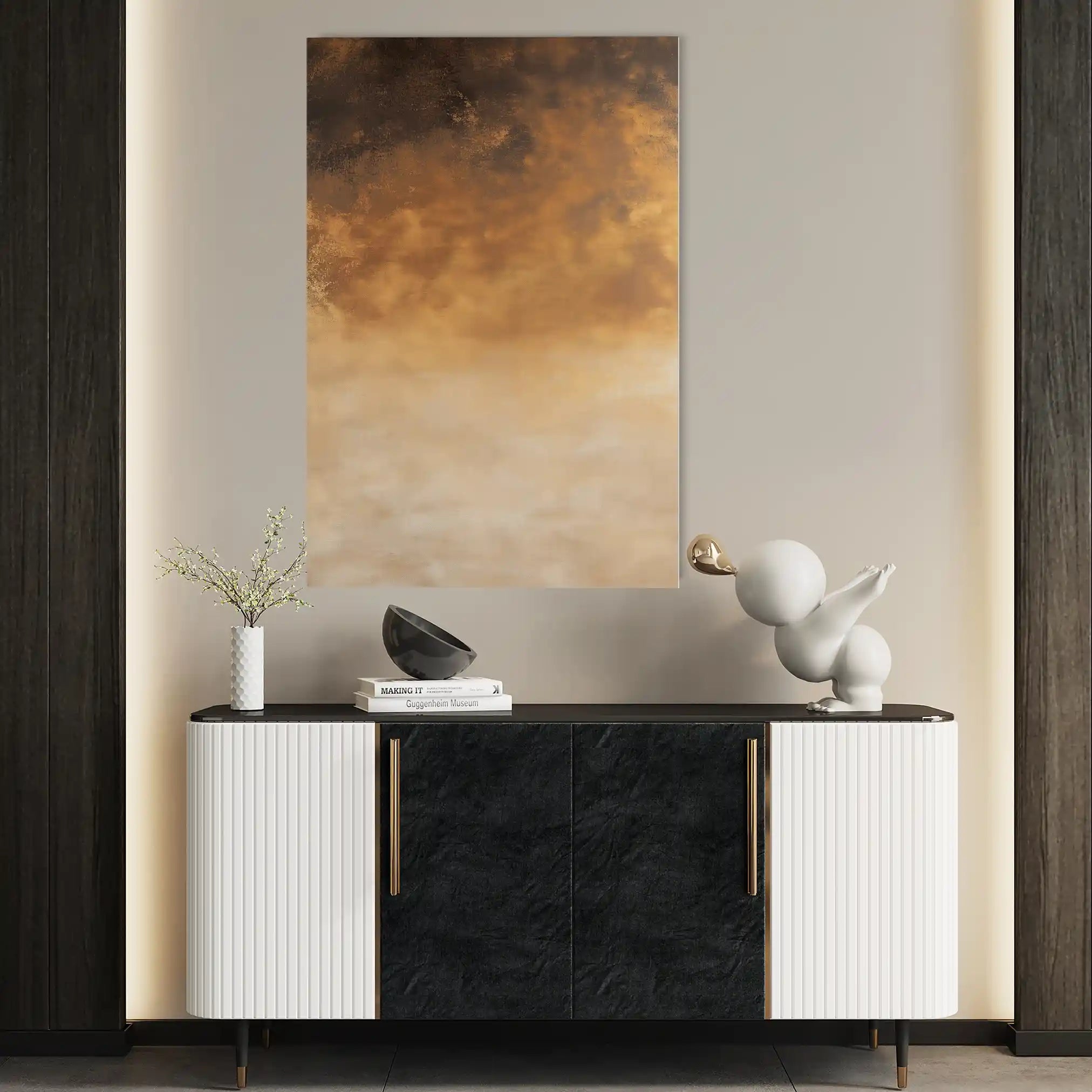 Abstract 424 Canvas Art 60 x 40 cm / Stretched on hidden frame