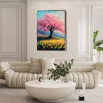 Landscape 424 Canvas Art 90 x 60 cm / Stretched on hidden frame