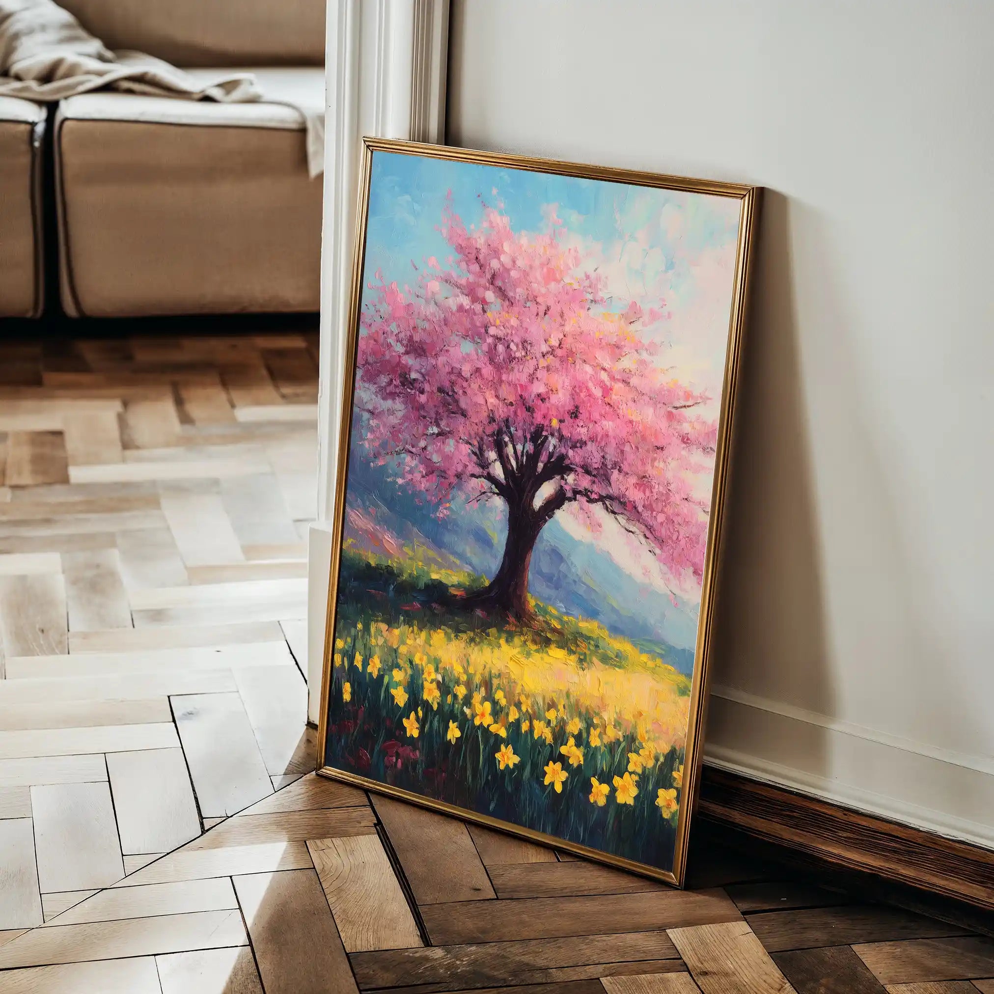 Landscape 424 Canvas Art 90 x 60 cm / Stretched on hidden frame