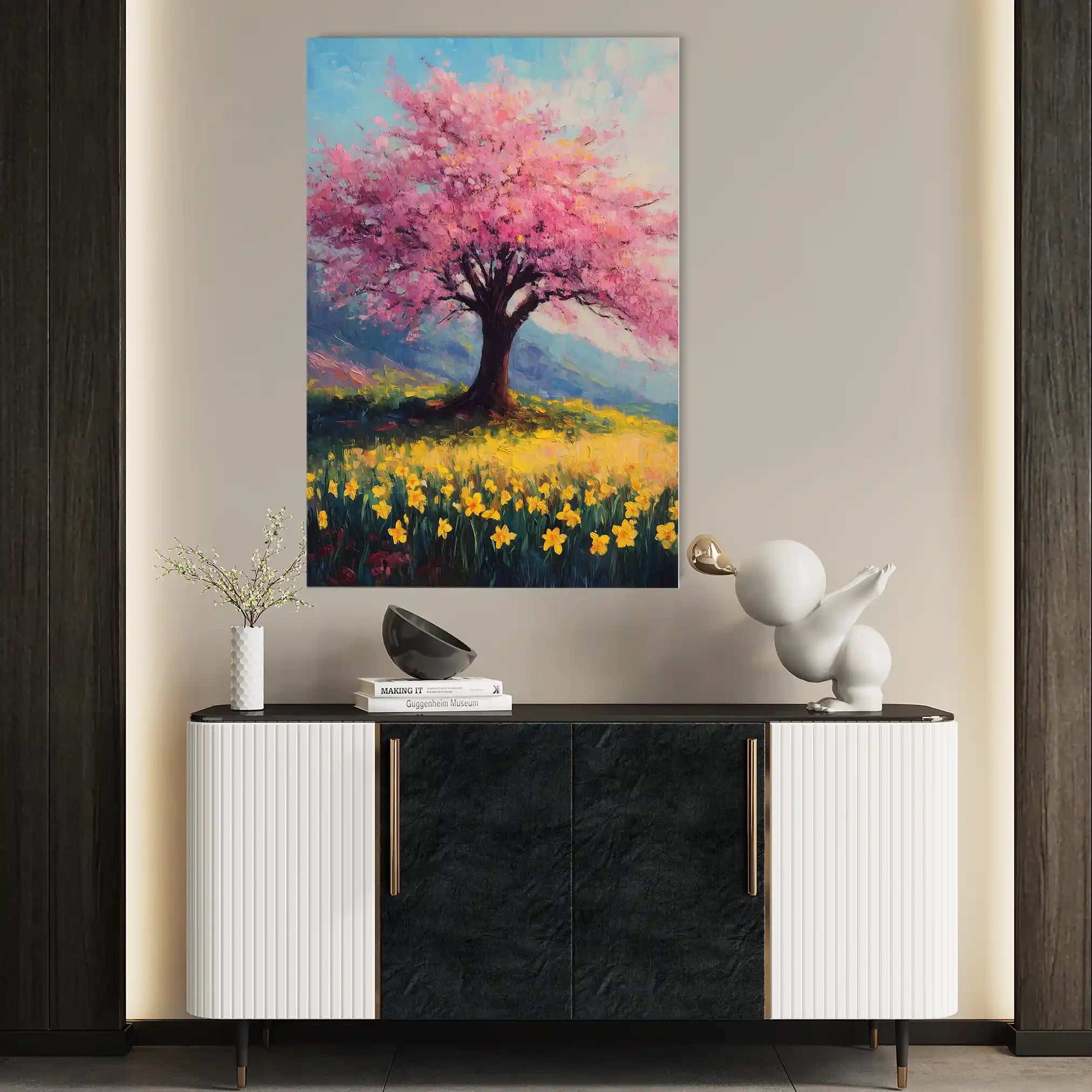 Landscape 424 Canvas Art 90 x 60 cm / Stretched on hidden frame
