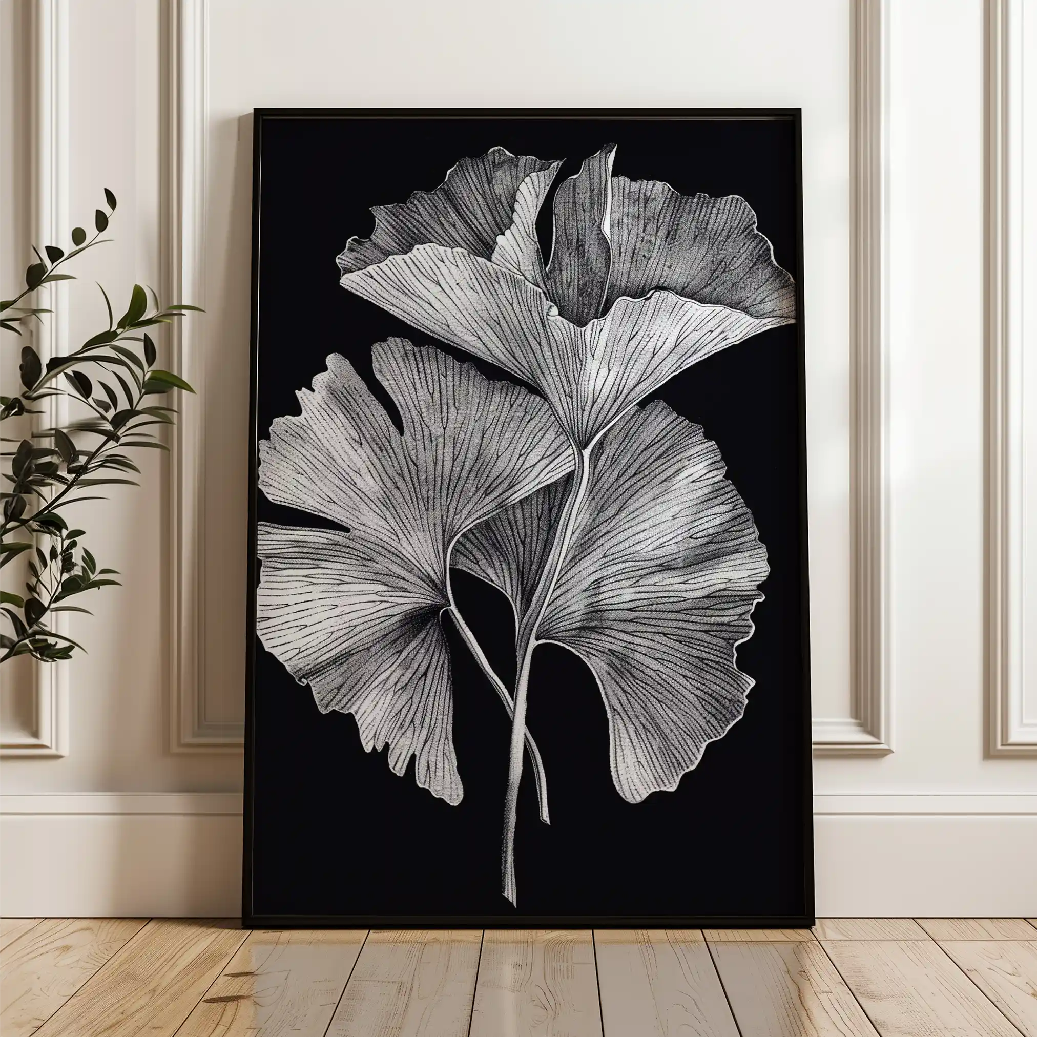 Floral Canvas Wall Art WAD427-F 90 x 60 cm / Stretched on hidden frame