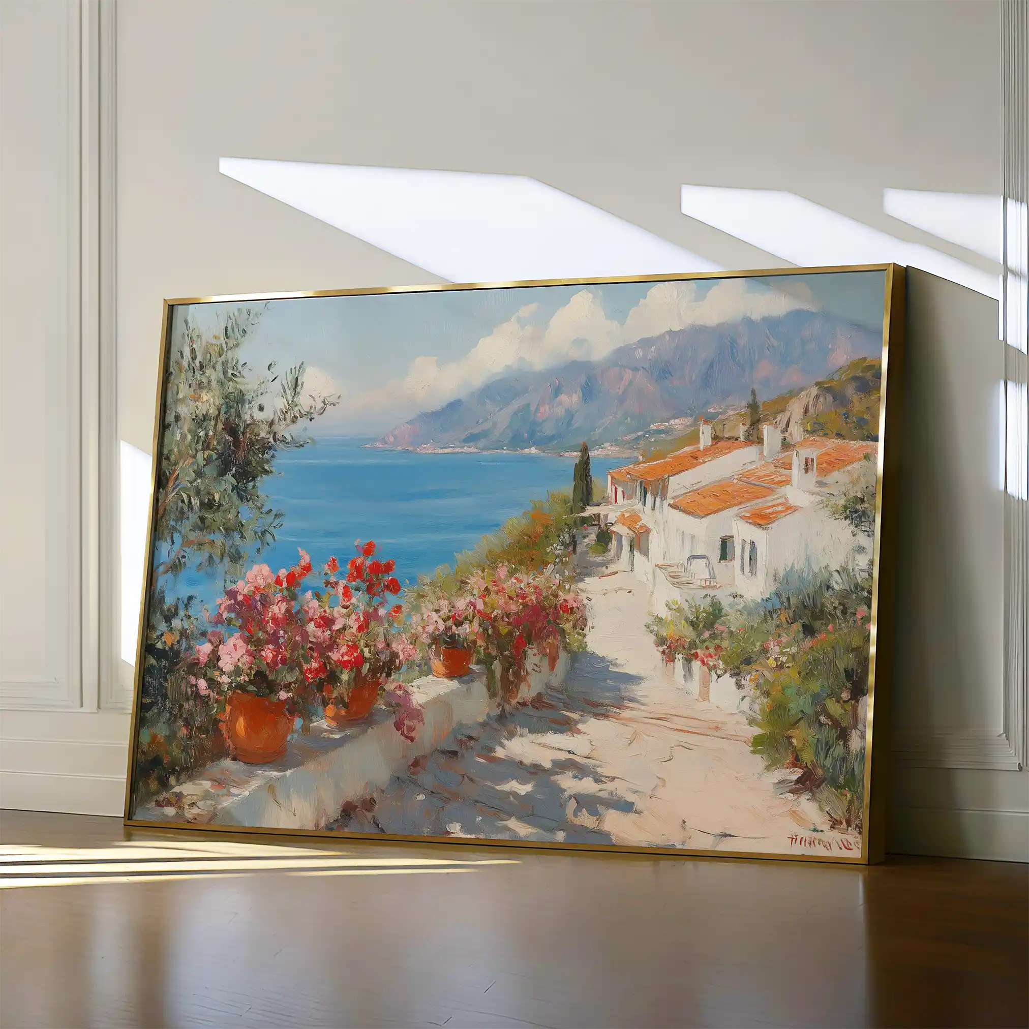 Landscape 427 Canvas Art 90 x 60 cm / Stretched on hidden frame