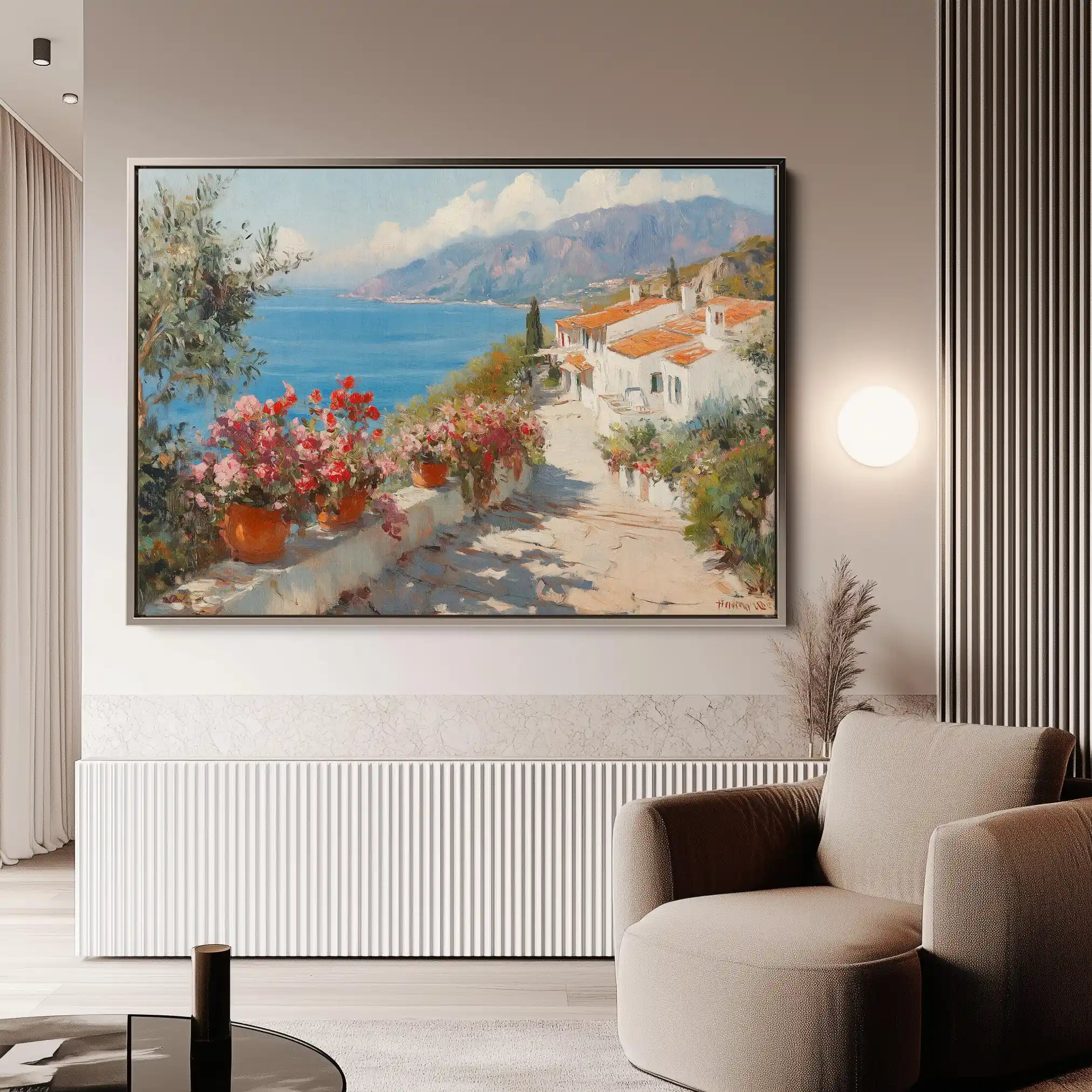 Landscape 427 Canvas Art 90 x 60 cm / Stretched on hidden frame