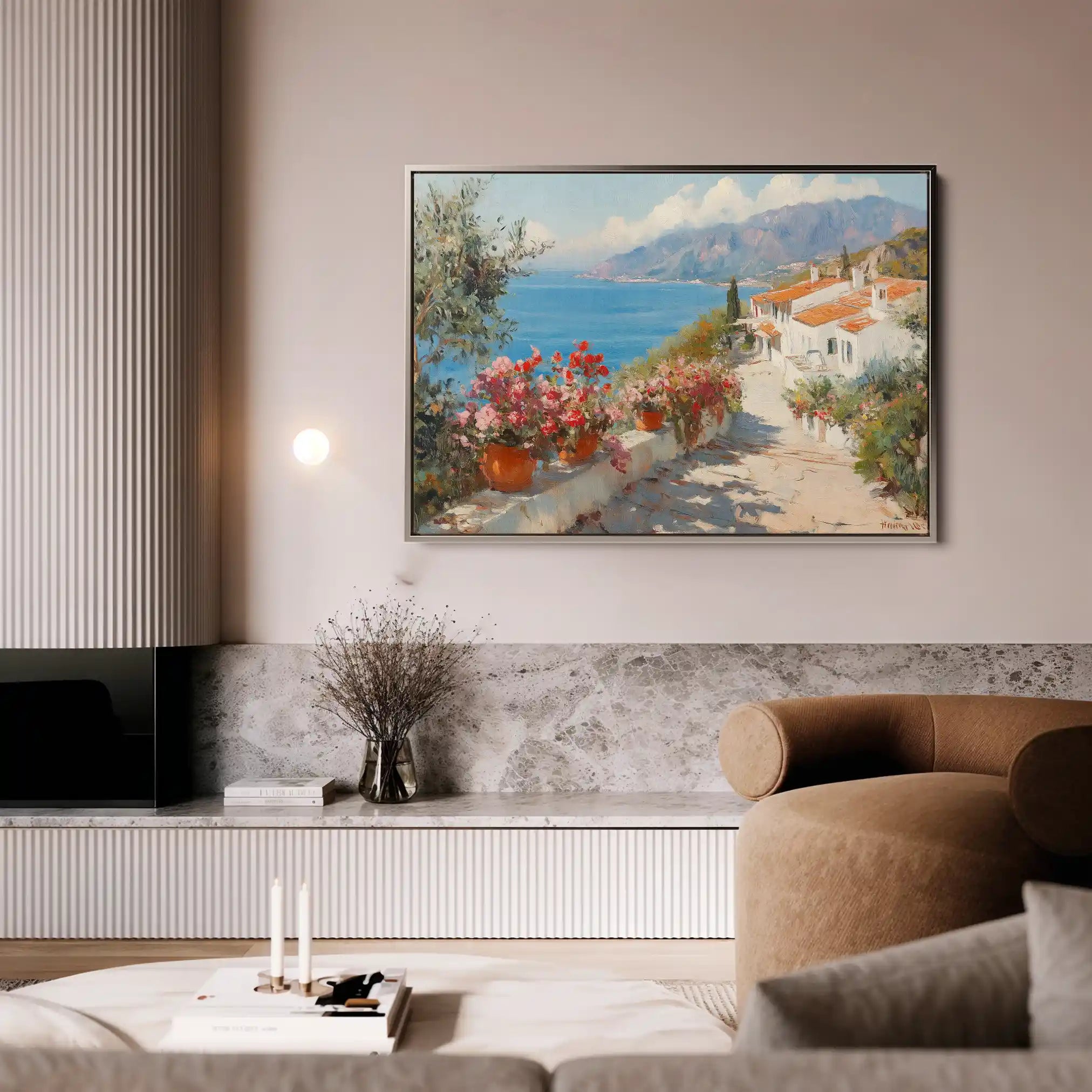 Landscape 427 Canvas Art 90 x 60 cm / Stretched on hidden frame