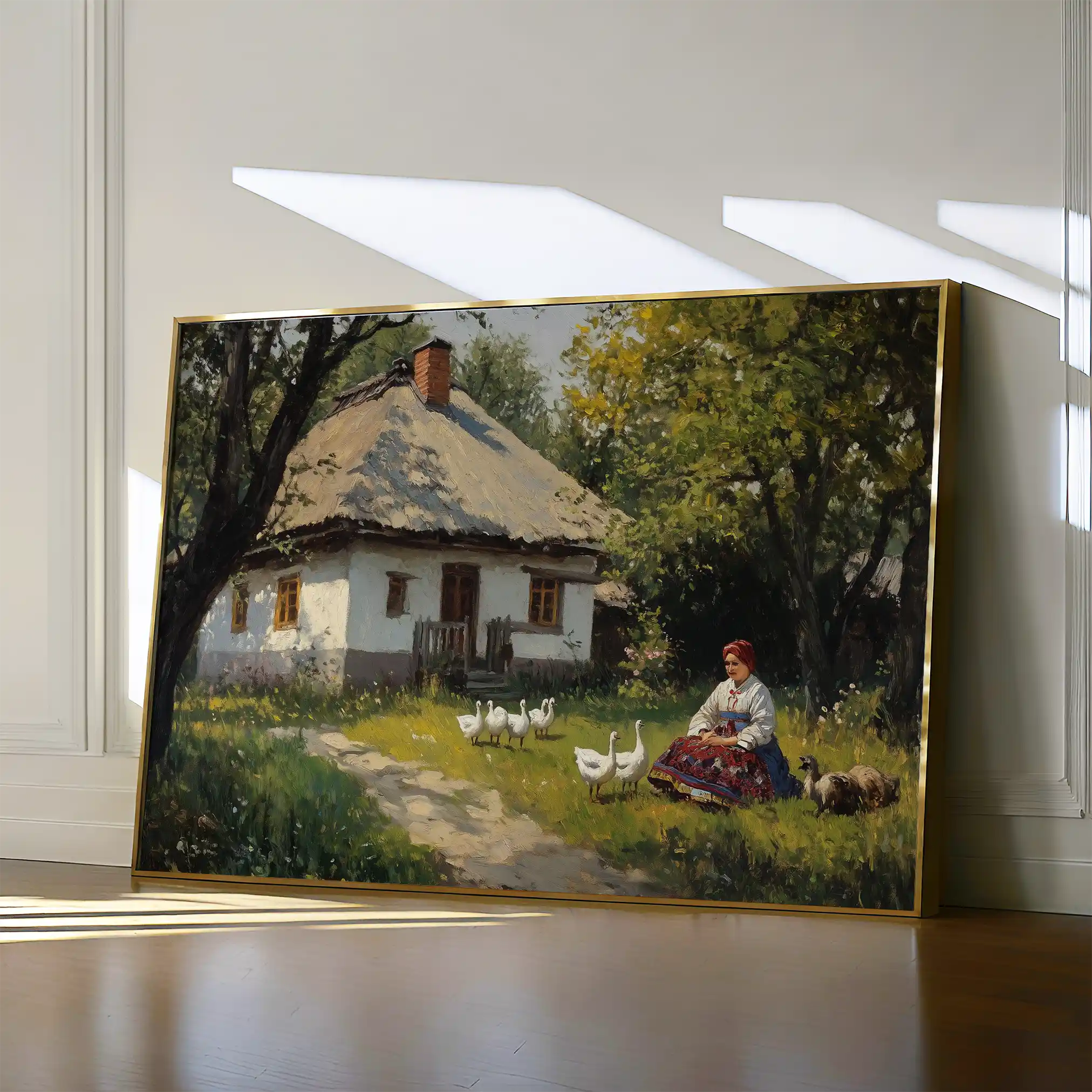 Landscape 428 Canvas Art 90 x 60 cm / Stretched on hidden frame