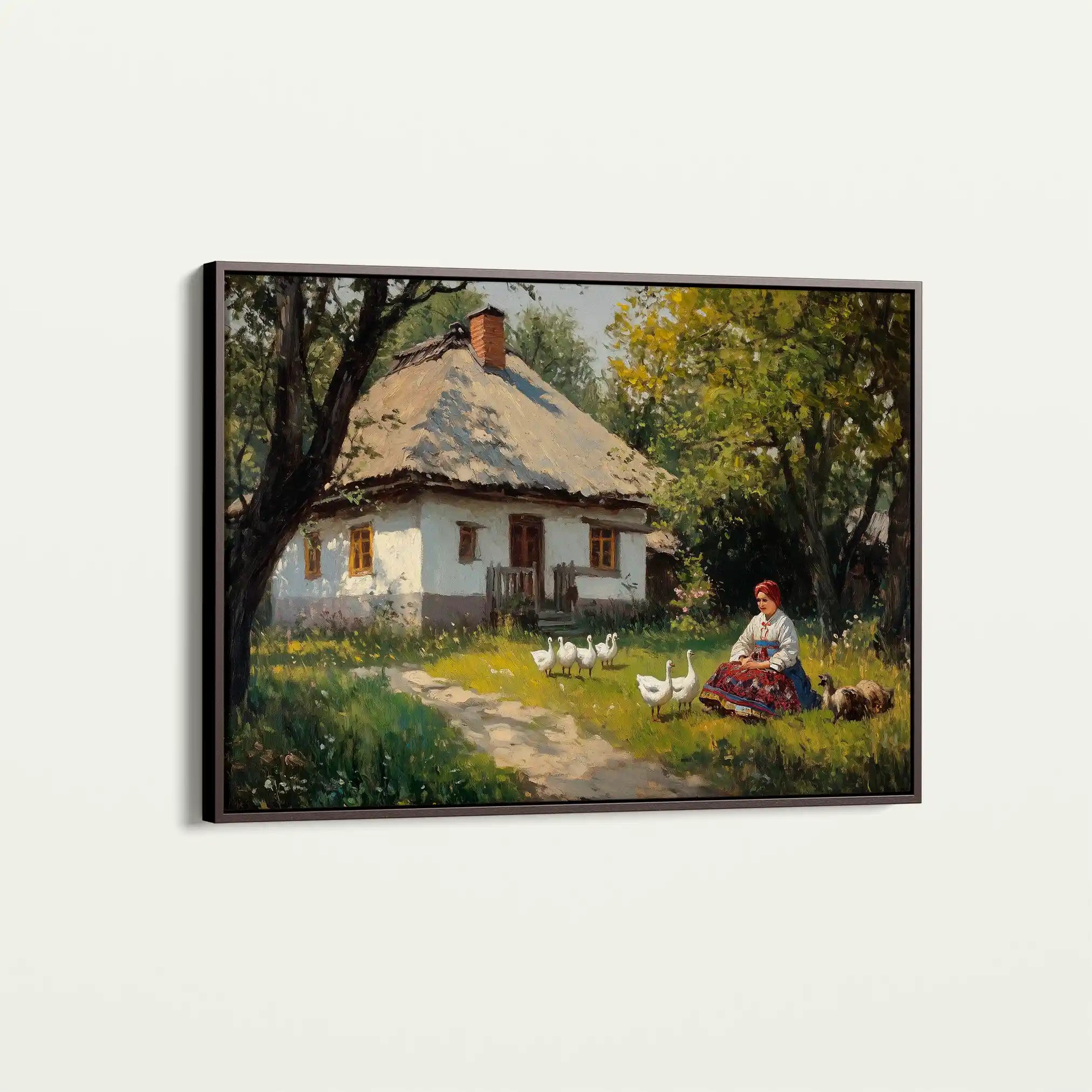 Landscape 428 Canvas Art 90 x 60 cm / Stretched on hidden frame