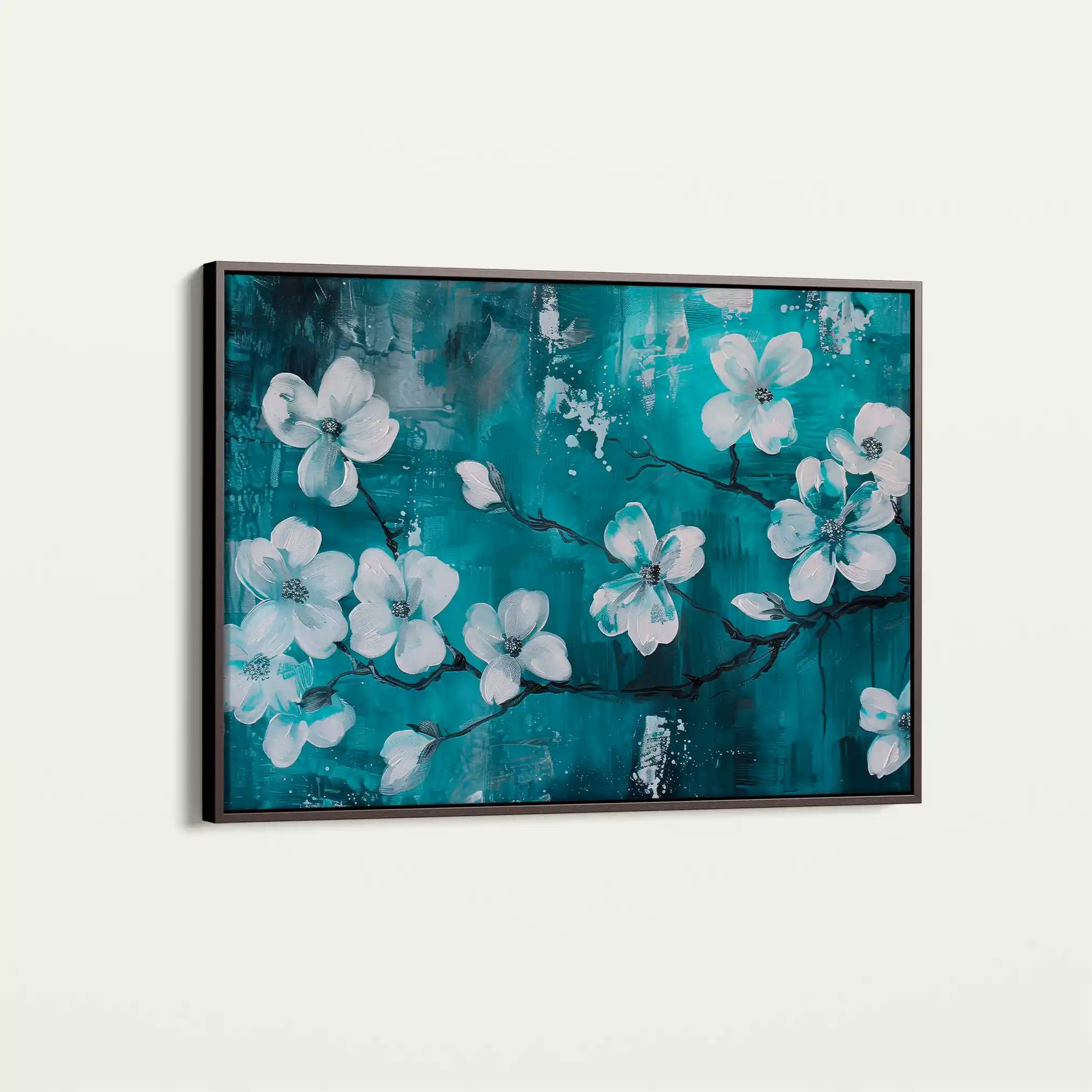 Floral Canvas Wall Art WAD429-F 90 x 60 cm / Stretched on hidden frame