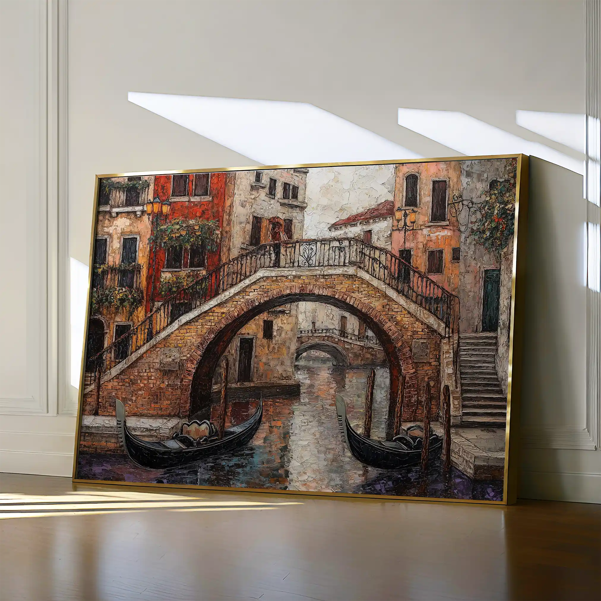 Landscape 429 Canvas Art 90 x 60 cm / Stretched on hidden frame