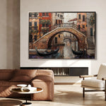 Landscape 429 Canvas Art 90 x 60 cm / Stretched on hidden frame