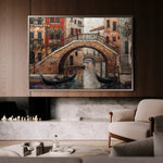 Landscape 429 Canvas Art 90 x 60 cm / Stretched on hidden frame