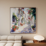 Landscape 430 Canvas Art 80 x 80 cm / Stretched on hidden frame
