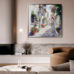 Landscape 430 Canvas Art 80 x 80 cm / Stretched on hidden frame