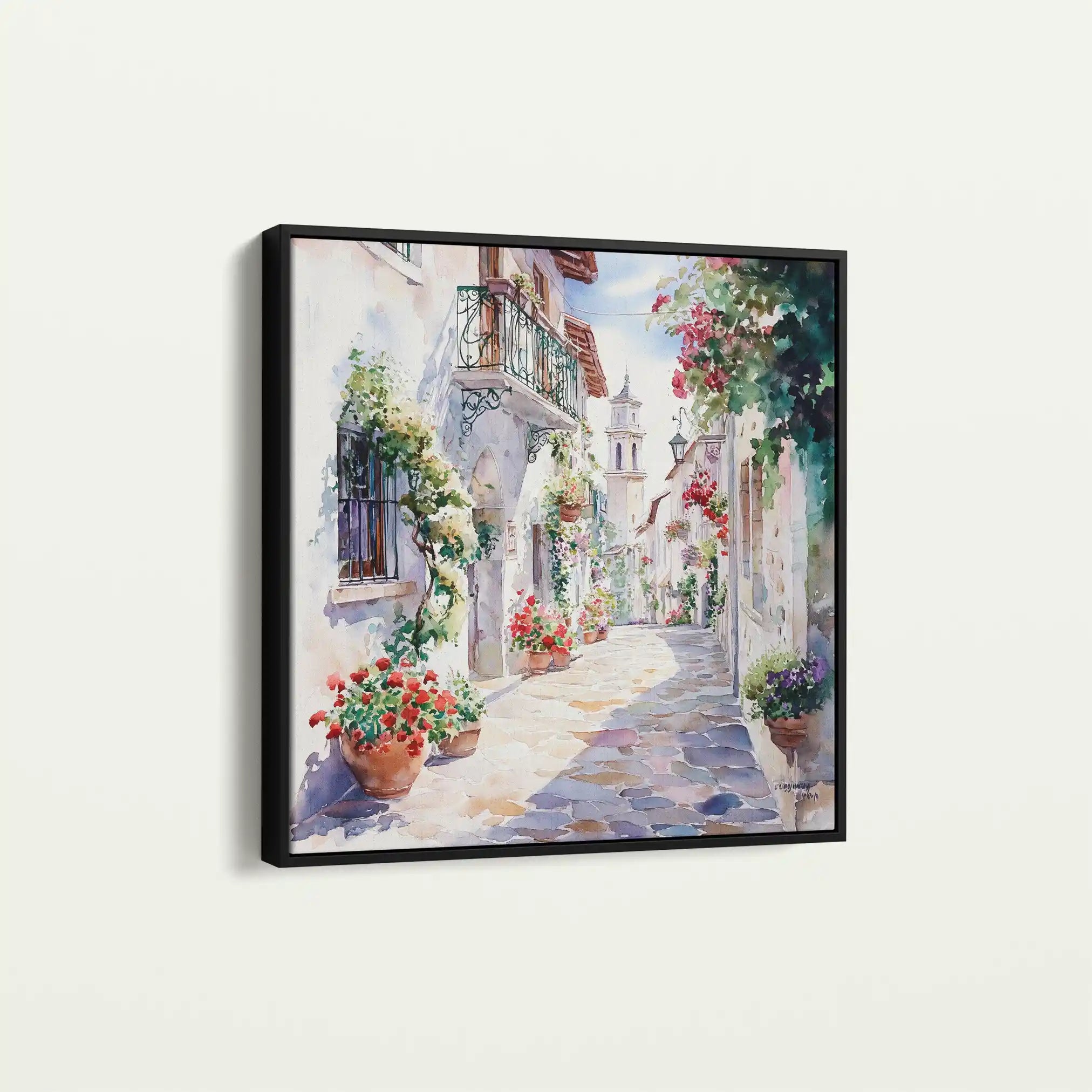 Landscape 430 Canvas Art 80 x 80 cm / Stretched on hidden frame