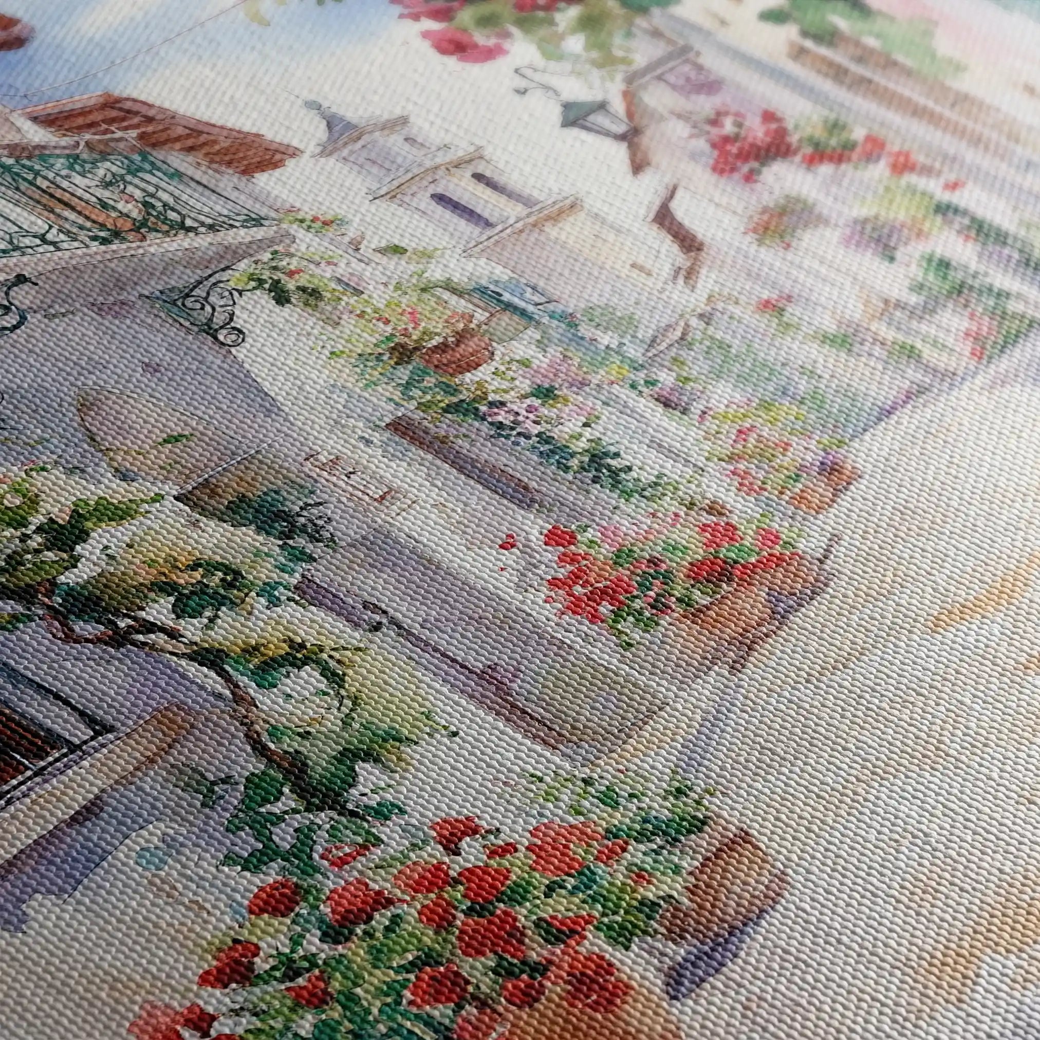 Landscape 430 Canvas Art 80 x 80 cm / Stretched on hidden frame