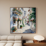 Landscape 431 Canvas Art 80 x 80 cm / Stretched on hidden frame