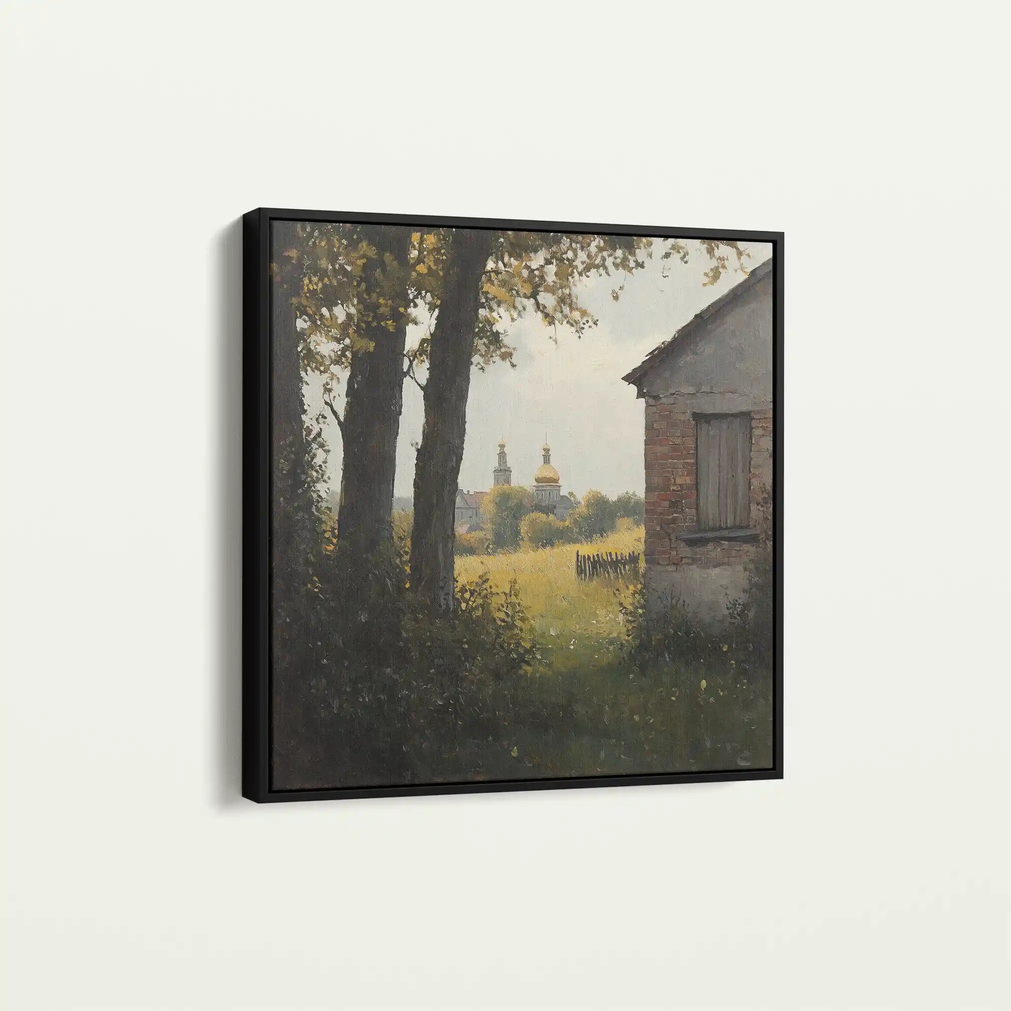 Landscape 432 Canvas Art 80 x 80 cm / Stretched on hidden frame