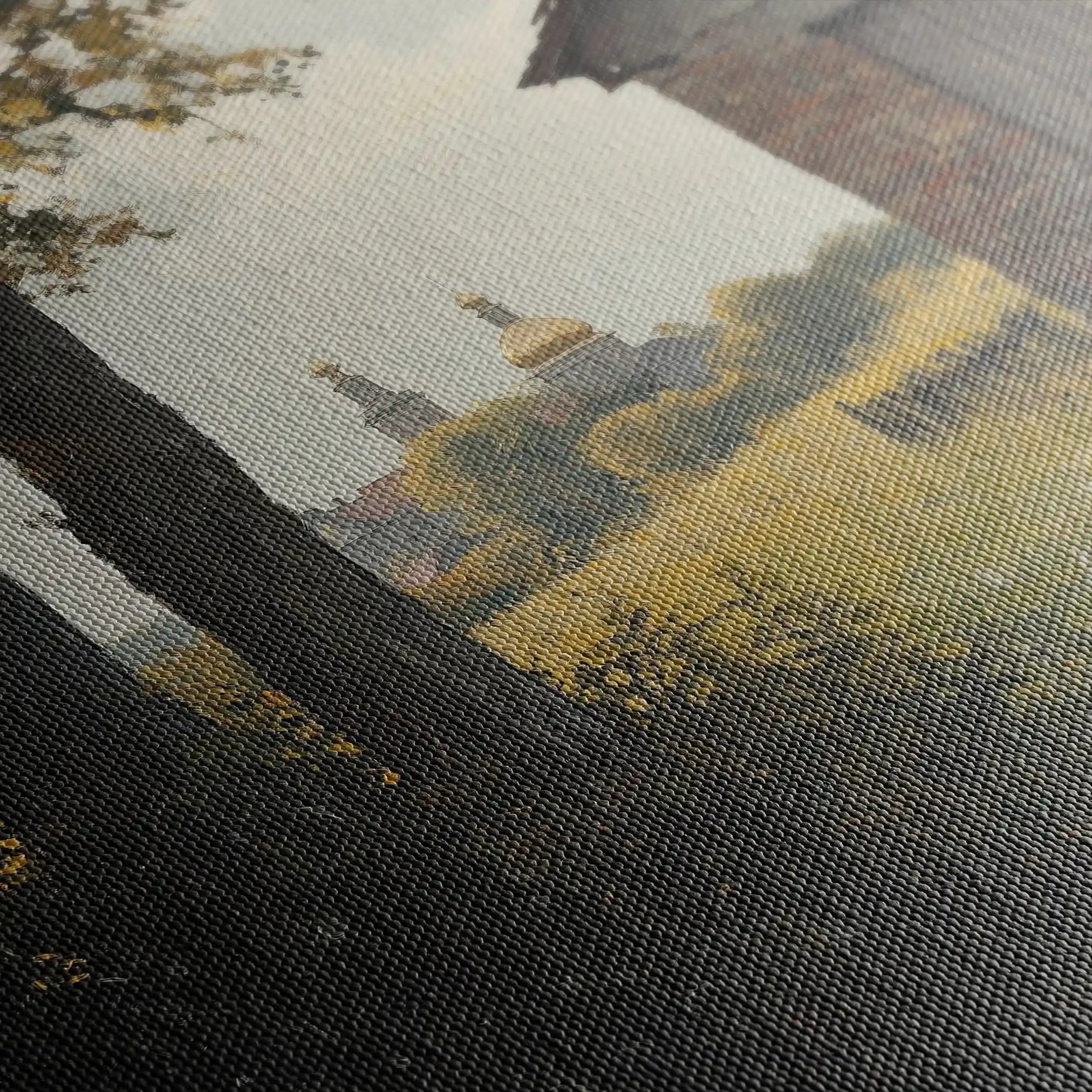 Landscape 432 Canvas Art 80 x 80 cm / Stretched on hidden frame