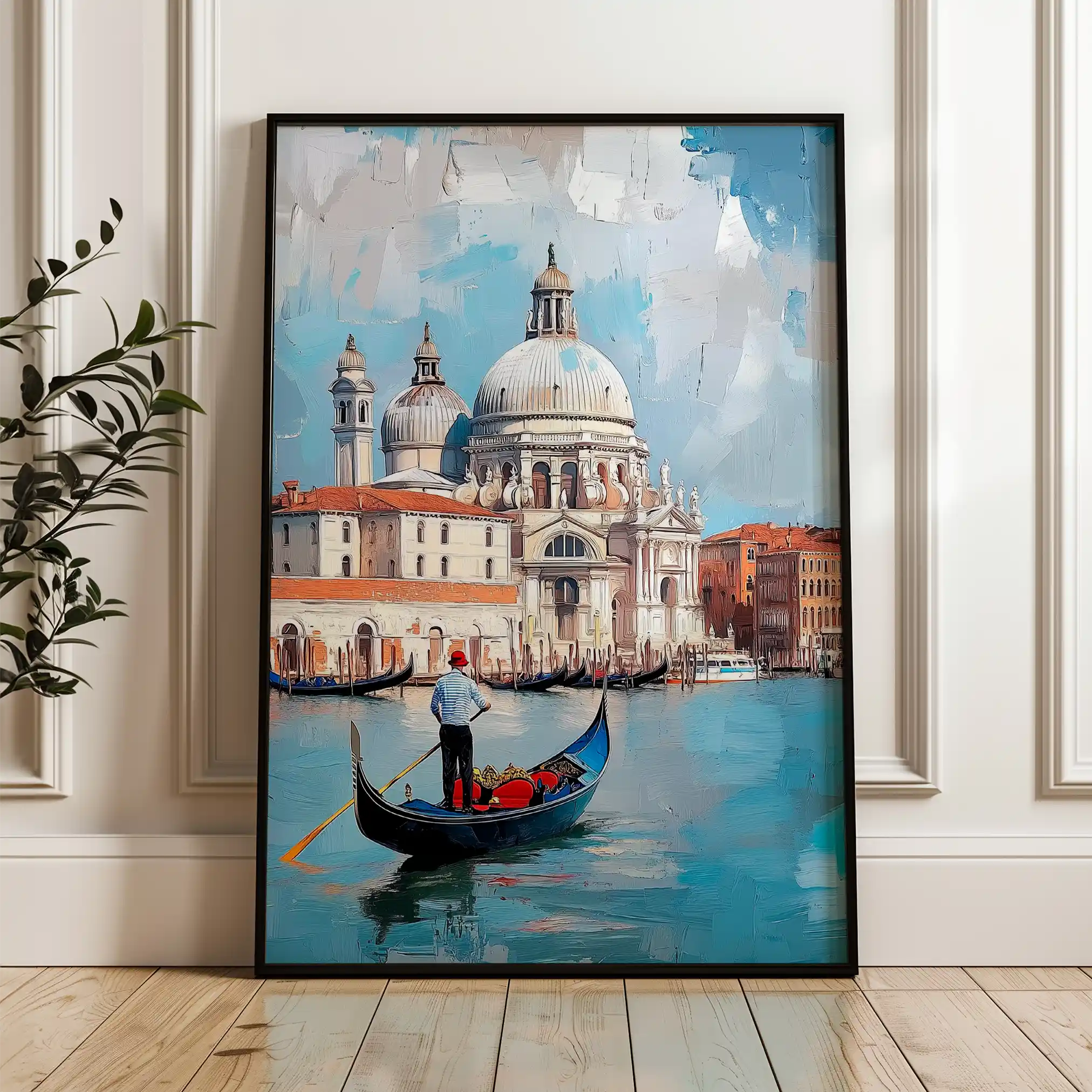 Landscape 433 Canvas Art 90 x 60 cm / Stretched on hidden frame