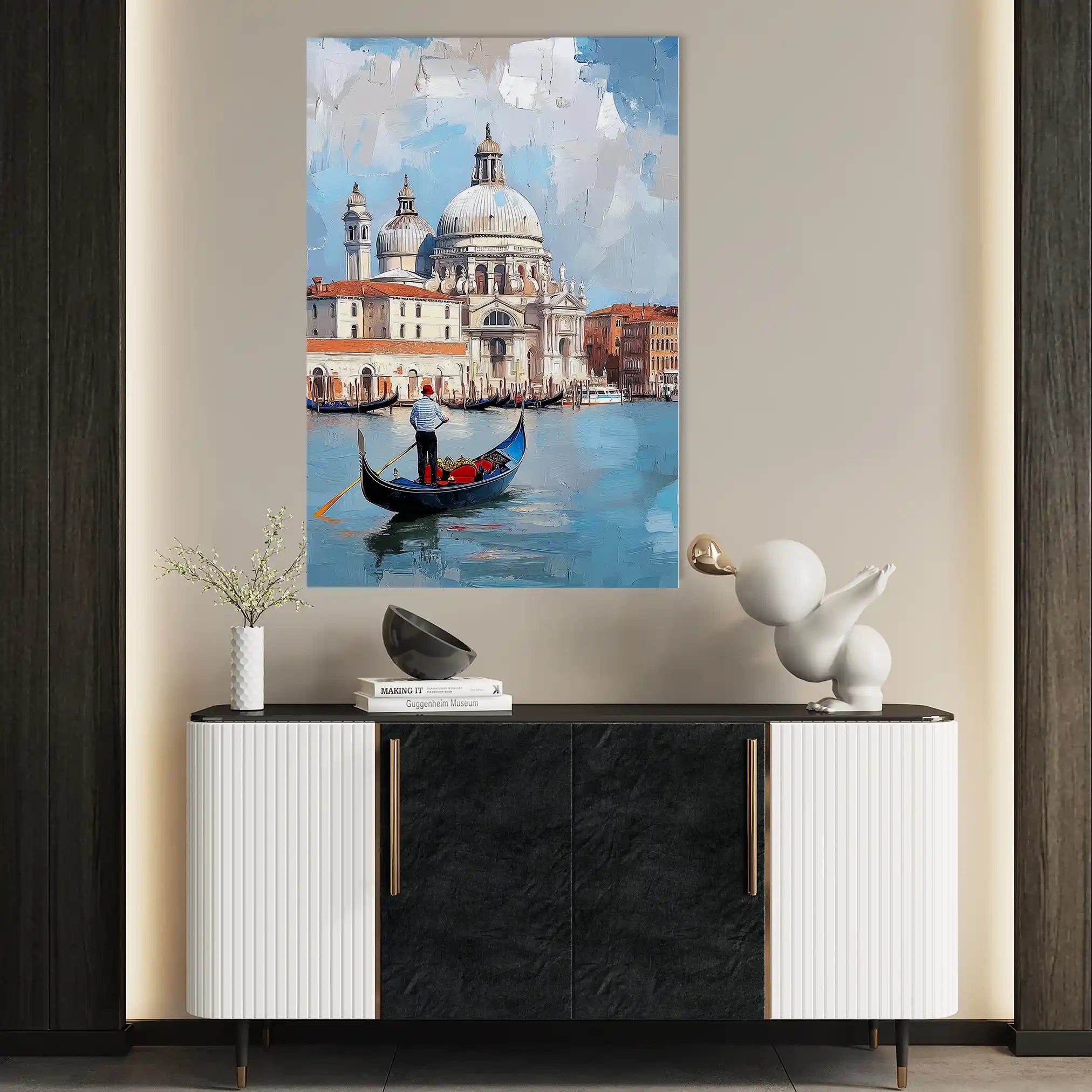 Landscape 433 Canvas Art 90 x 60 cm / Stretched on hidden frame