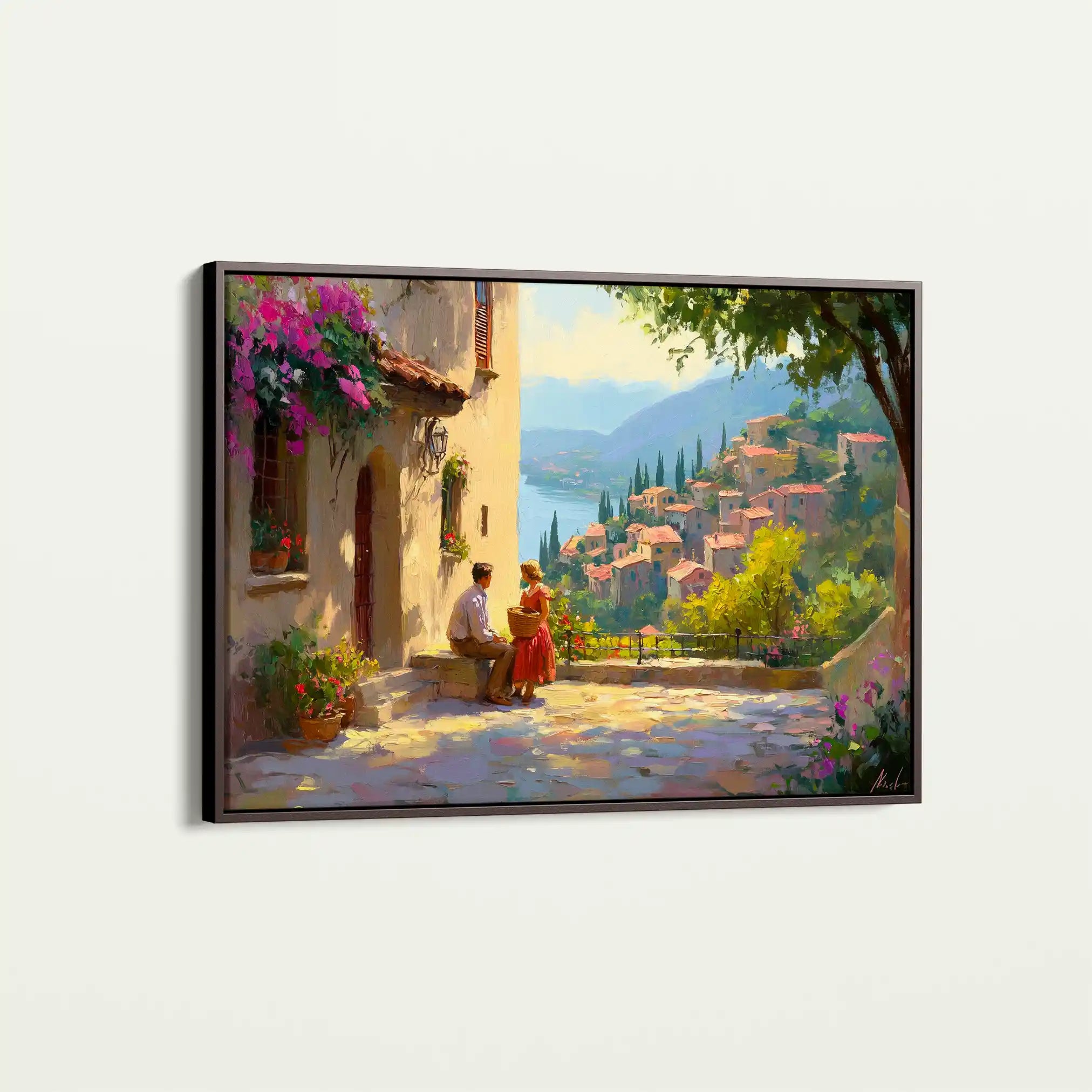 Landscape 434 Canvas Art 90 x 60 cm / Stretched on hidden frame