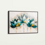 Floral Canvas Wall Art WAD435-F 90 x 60 cm / Stretched on hidden frame