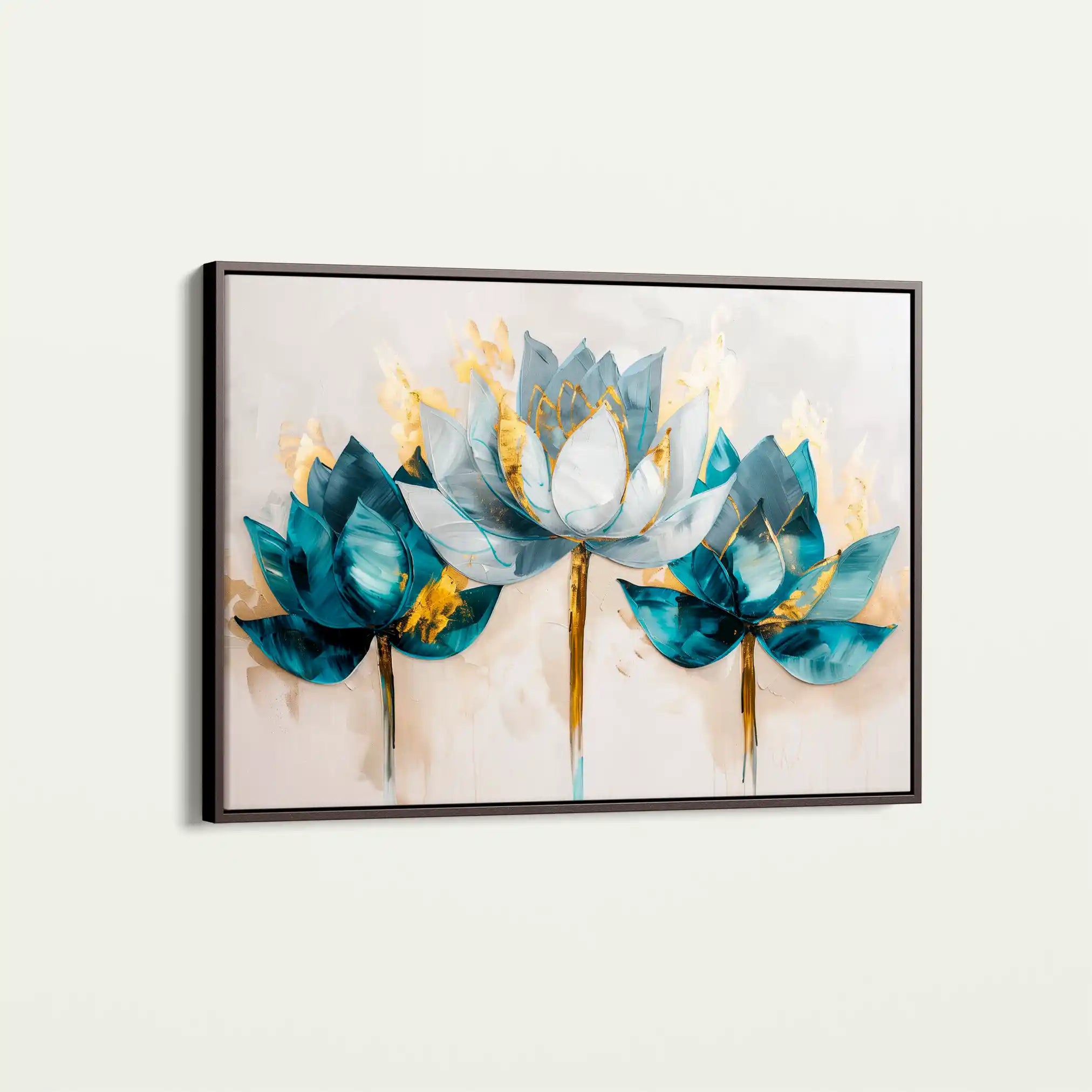 Floral Canvas Wall Art WAD436-F 90 x 60 cm / Stretched on hidden frame