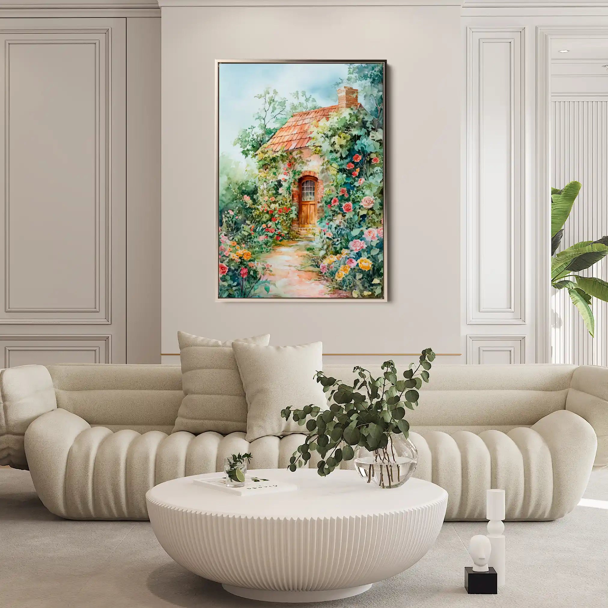 Landscape 436 Canvas Art 90 x 60 cm / Stretched on hidden frame
