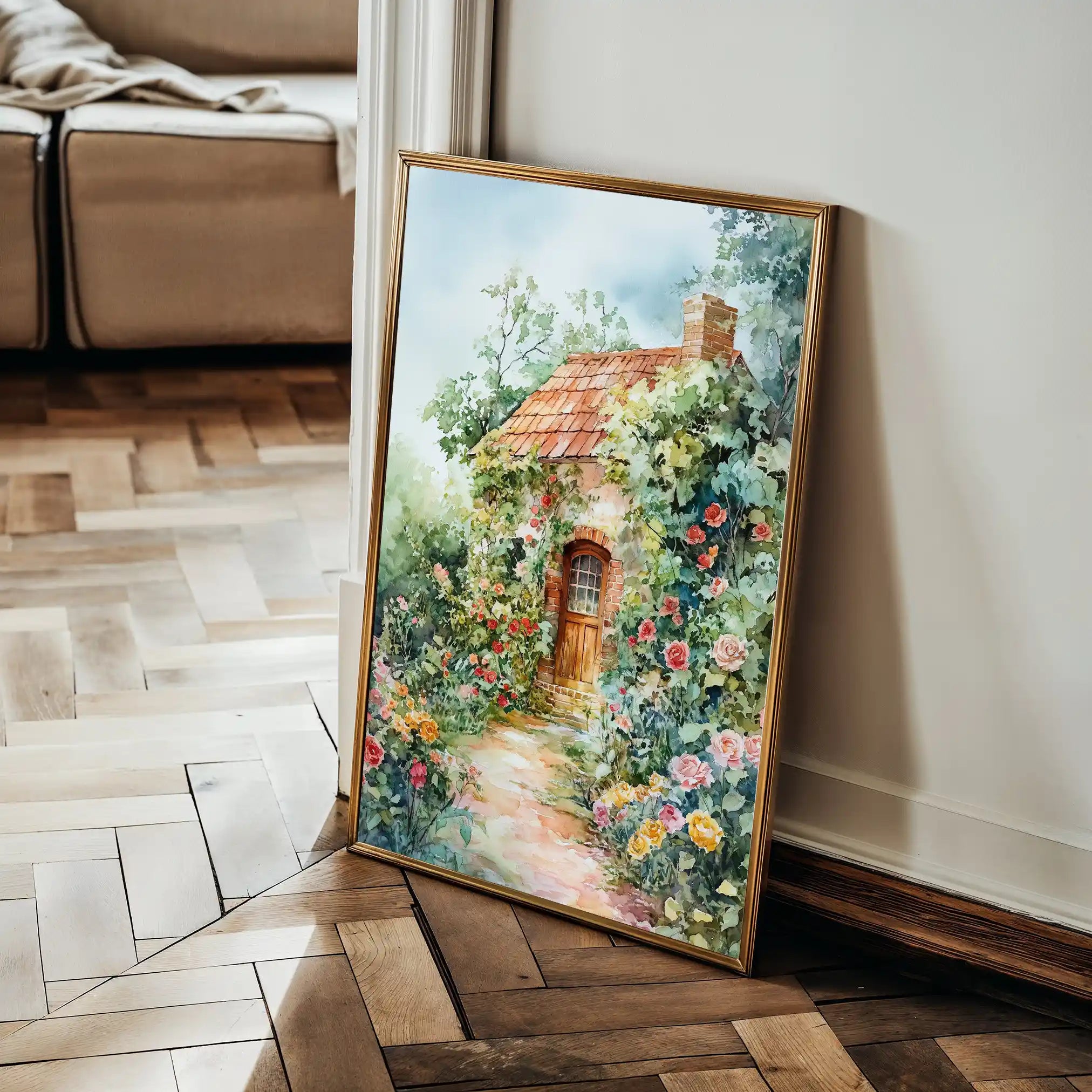 Landscape 436 Canvas Art 90 x 60 cm / Stretched on hidden frame