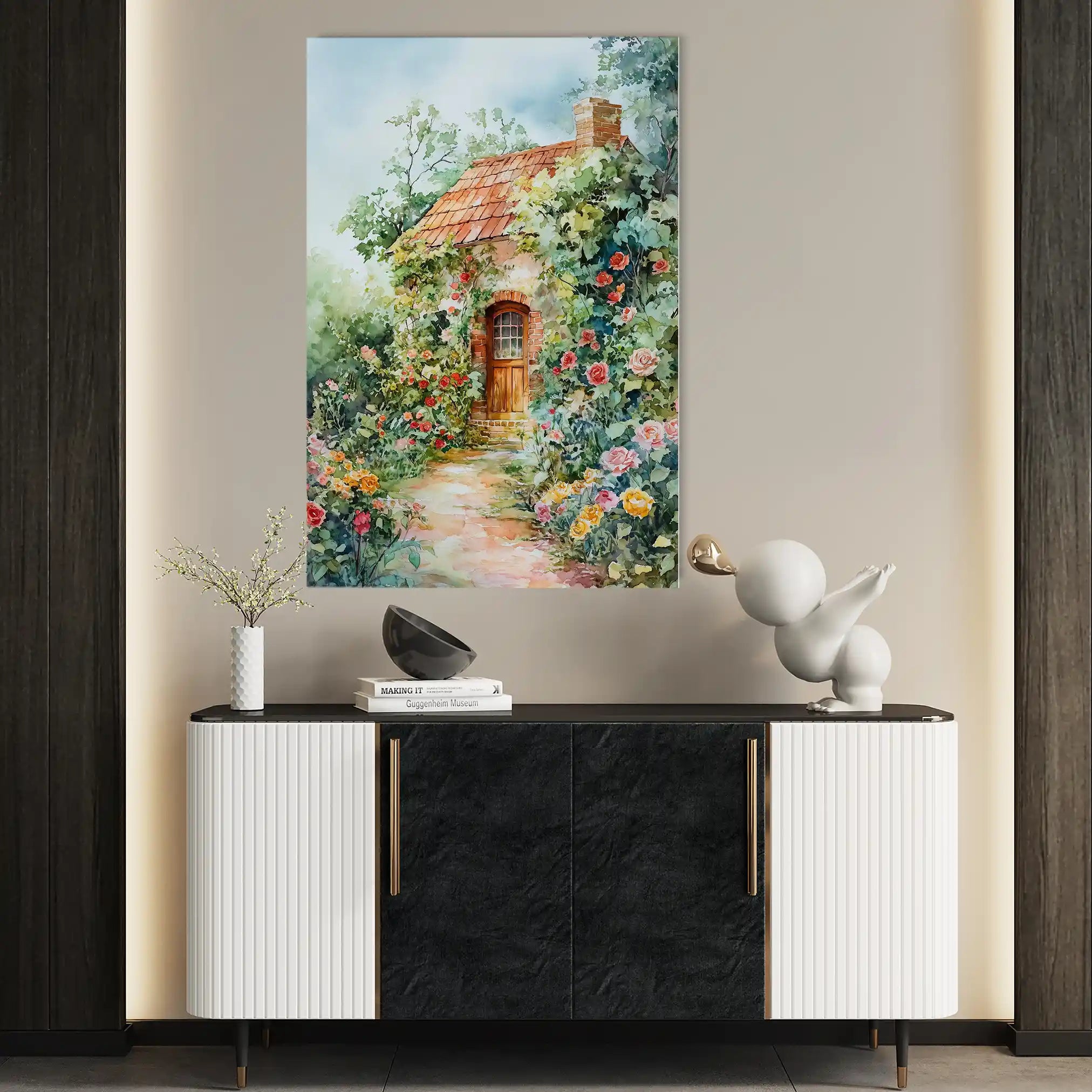 Landscape 436 Canvas Art 90 x 60 cm / Stretched on hidden frame