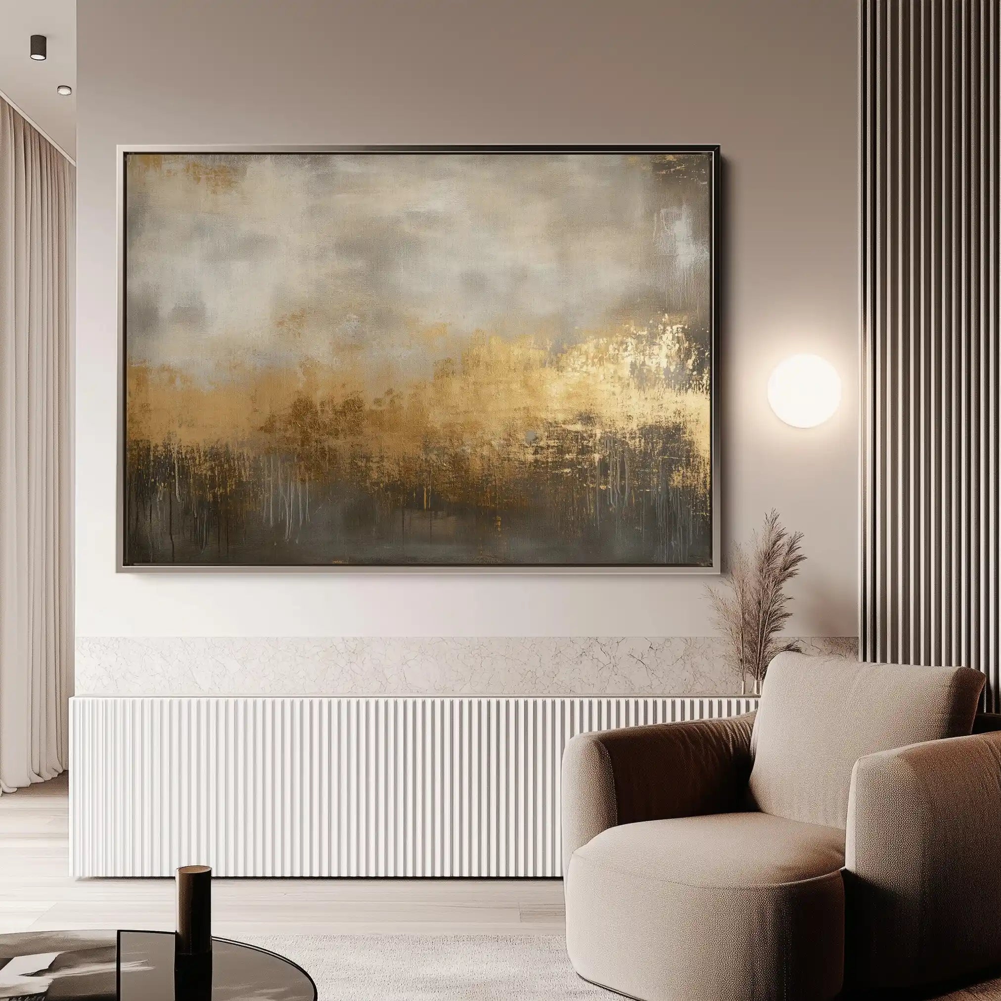 Abstract 437 Canvas Art 60 x 40 cm / Stretched on hidden frame