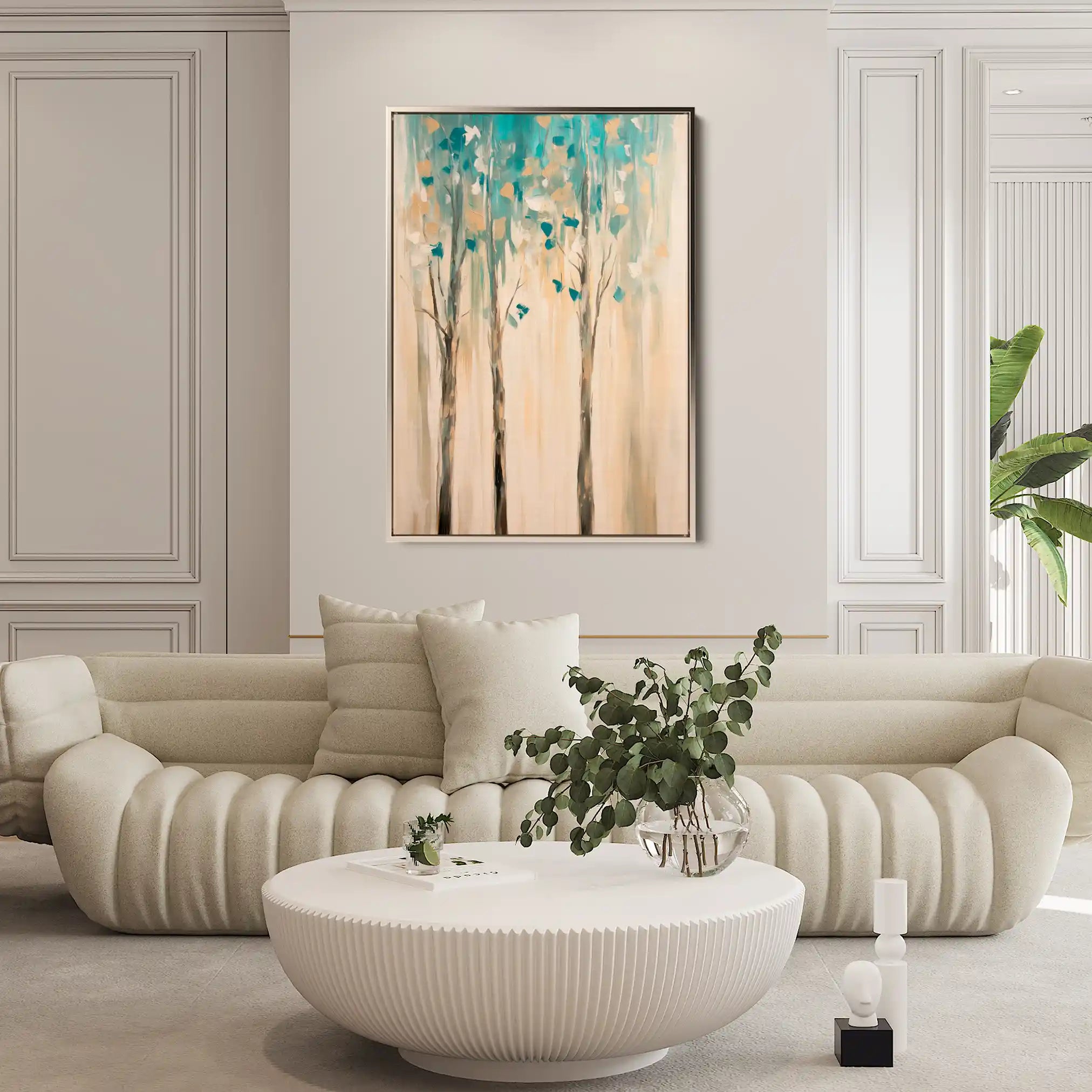 Landscape 437 Canvas Art 90 x 60 cm / Stretched on hidden frame