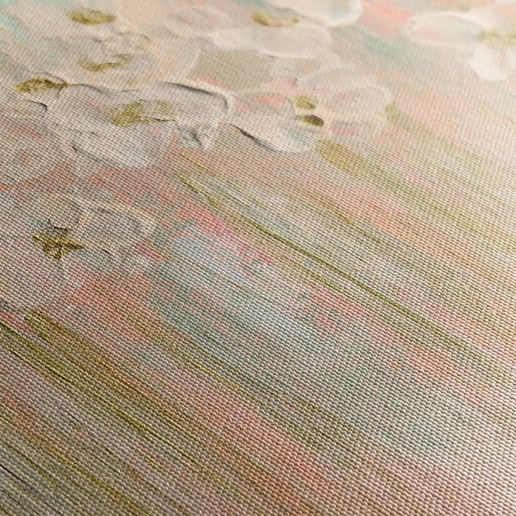 Floral Canvas Wall Art WAD439-F 90 x 60 cm / Stretched on hidden frame