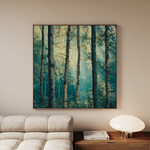 Landscape 439 Canvas Art 80 x 80 cm / Stretched on hidden frame
