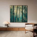 Landscape 439 Canvas Art 80 x 80 cm / Stretched on hidden frame