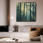 Landscape 439 Canvas Art 80 x 80 cm / Stretched on hidden frame