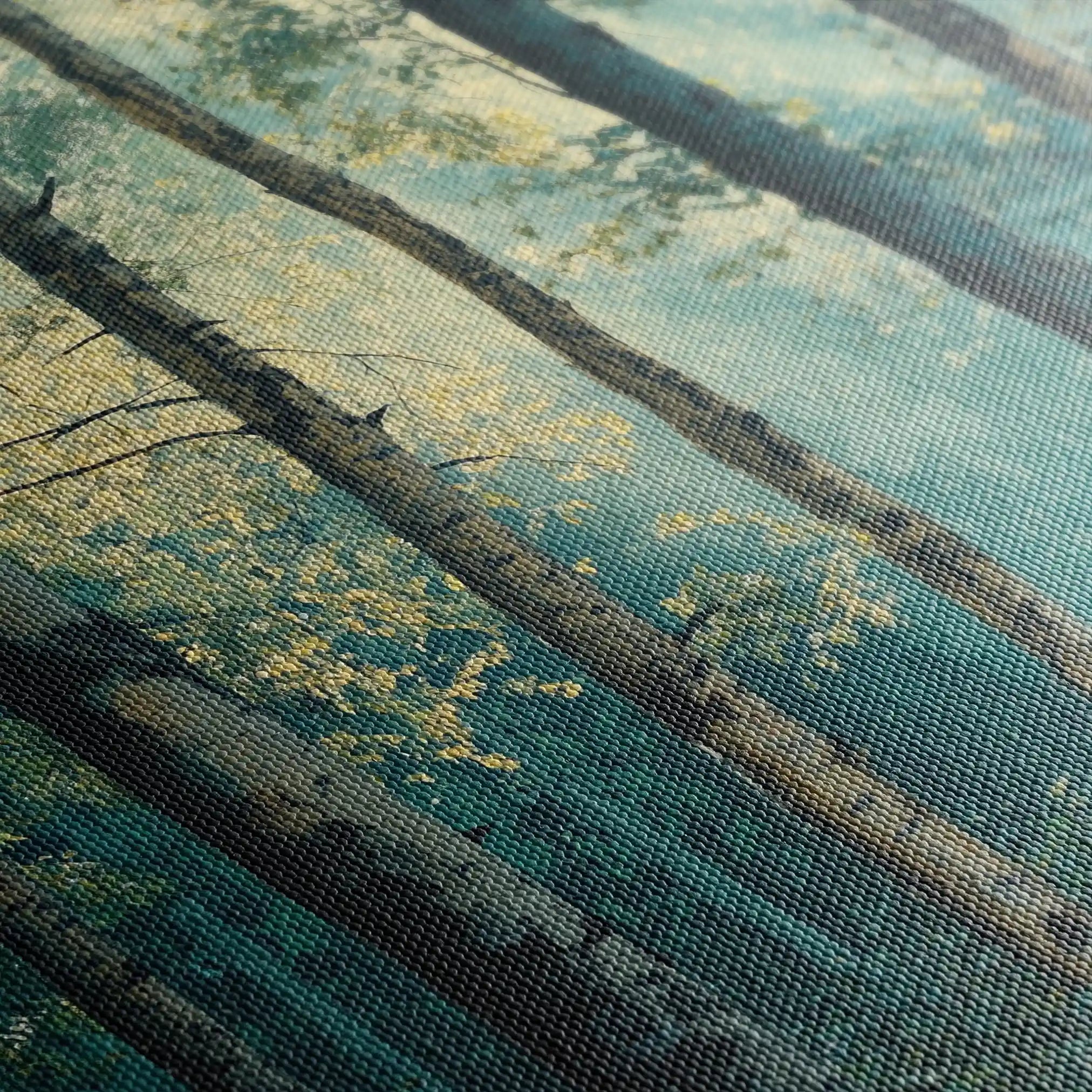 Landscape 439 Canvas Art 80 x 80 cm / Stretched on hidden frame