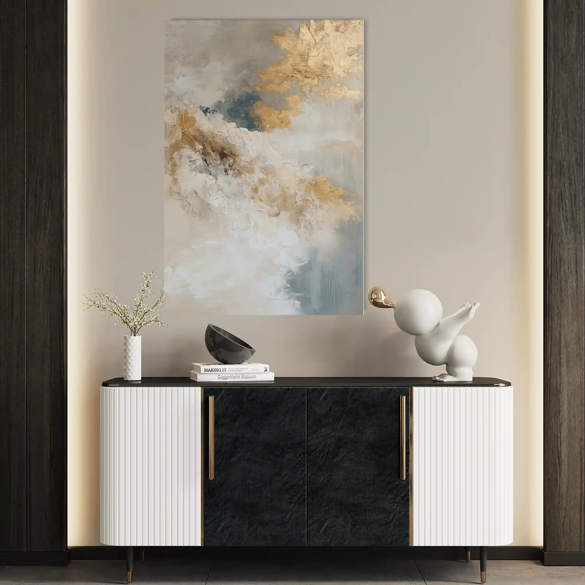 Abstract 441 Canvas Art 60 x 40 cm / Stretched on hidden frame