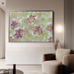 Floral Canvas Wall Art WAD441-F 90 x 60 cm / Stretched on hidden frame