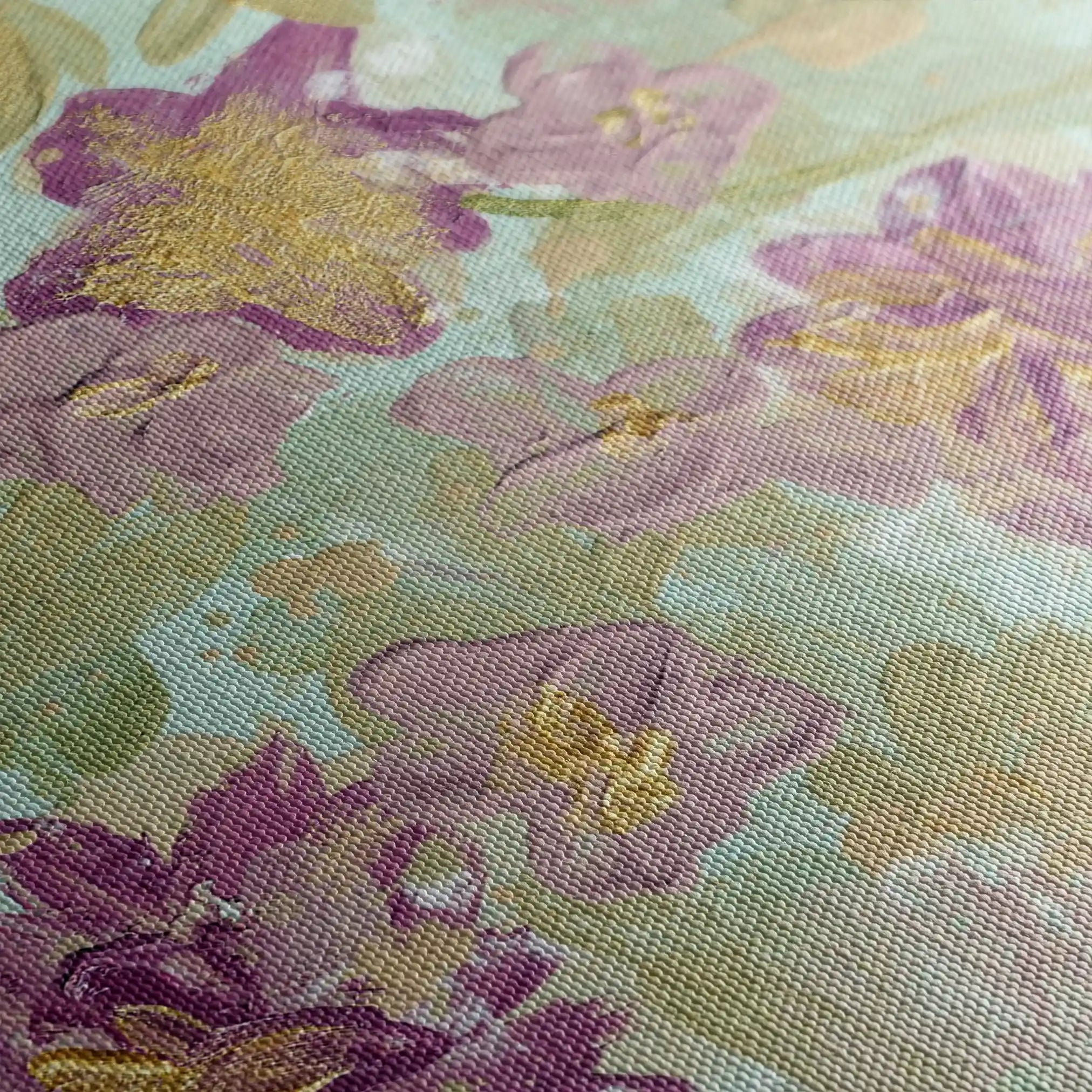 Floral Canvas Wall Art WAD441-F 90 x 60 cm / Stretched on hidden frame