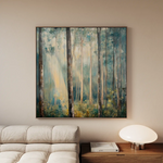 Landscape 441 Canvas Art 80 x 80 cm / Stretched on hidden frame