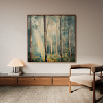 Landscape 441 Canvas Art 80 x 80 cm / Stretched on hidden frame