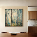 Landscape 441 Canvas Art 80 x 80 cm / Stretched on hidden frame