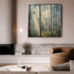 Landscape 441 Canvas Art 80 x 80 cm / Stretched on hidden frame